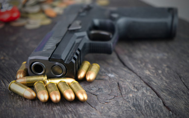 Obraz premium crime and violence concept.
