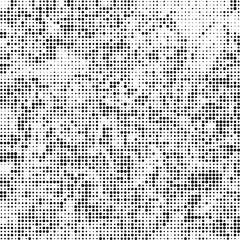 Abstract halftone texture. Chaotic background of black dots on white