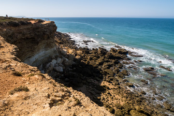 Roche coves in Conil de la Frontera, Cadiz, Spain