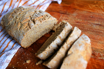 Freshly Baked Homemade Rye Bread