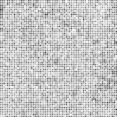 Abstract halftone texture. Chaotic background of black dots on white