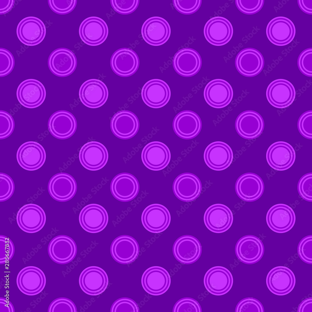 Poster geometrical seamless pattern - vector circle design background