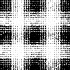 Abstract halftone texture. Chaotic background of black dots on white