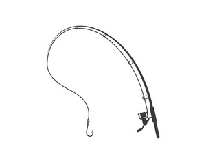 fishing logo icon badge vector illustration