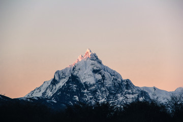 Obraz premium Mt. Olivia - Ushuaia, Patagonia, Argentina.