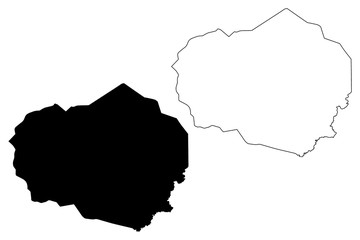 Olancho Department (Republic of Honduras, Departments of Honduras) map vector illustration, scribble sketch Olancho map..