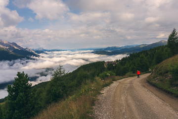 Dolomites above the clouds, Sesto South Tyrol