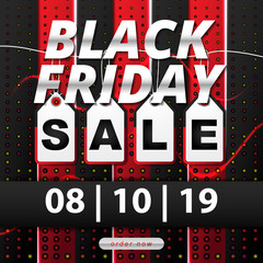 Black Friday Sale Off Discount Template in Modern Design