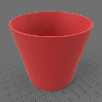 Empty garden planter