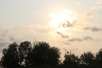Fototapeta na wymiar Sky, sunset