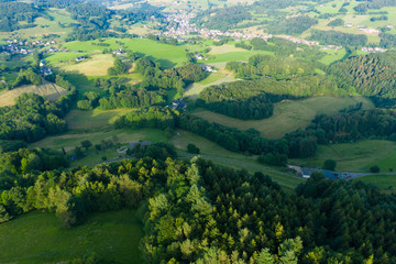 Paysage des Vosges lors d'une journée ensoleillée