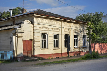 Krasnoarmeyskaya (Red Army) street in Zaraysk. Russia