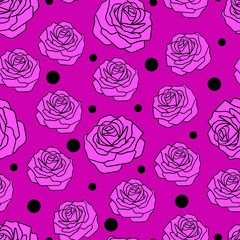 Seamless Floral Pattern in vector, clothing, material, vector eps 10.