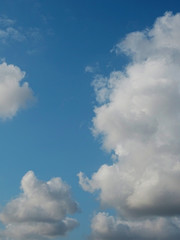 blue sky with clouds