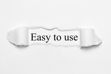 Easy to use