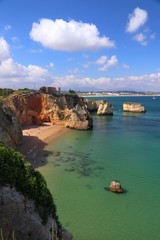 Fototapeta na wymiar Algarve region beach