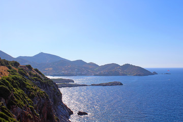 Fototapeta premium view of the sea