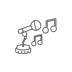 microphone audio device technology icon