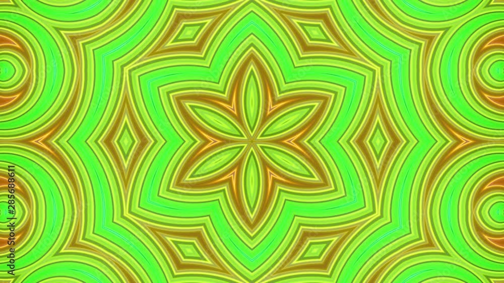 Aufkleber abstract 3d seamless bright background in 4k. multicolored stripes move cyclically in simple cartoon