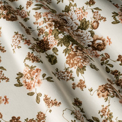 Cotton textile background, fabric provence