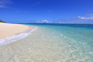 透明で美しい沖縄の海