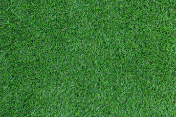 Green artificial grass pattern and texture for background.