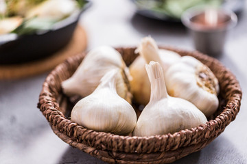 Organic garlic