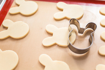 Baking cookies