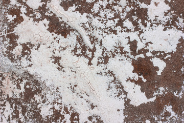 cracked stucco on the wall, color old background under white paint