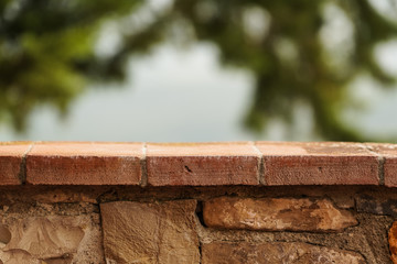 close up detail of brick wall