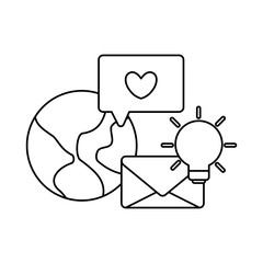 social media marketing with planet earth