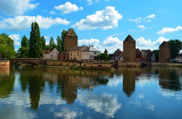 Fototapeta premium ancient architecture of strasbourg in france
