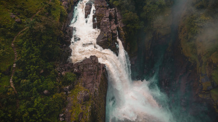 Fototapeta na wymiar Weinia Waterfalls, Meghalaya