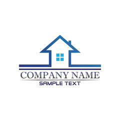 Real estate and home buildings logo icons template