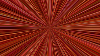 Brown abstract hypnotic star burst background - vector graphic design from striped rays