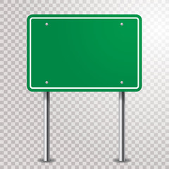 blank green sign