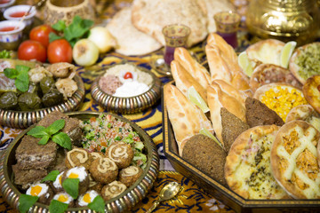 àrabe, esfiha, food