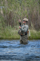 Fly Fishing Man