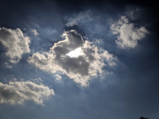 clouds in the sky