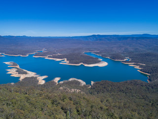 Lake Burragorang is the primary source of drinking water for Sydney in New South Wales, Australia
