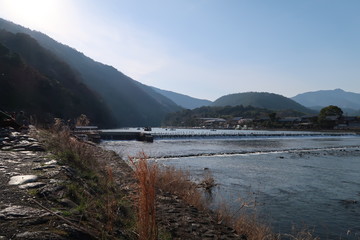 Oi River, Arashiyama, Kyoto, Japan
