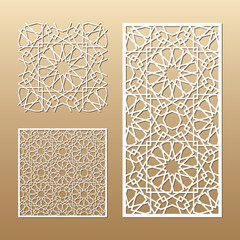 Laser cut vector panel