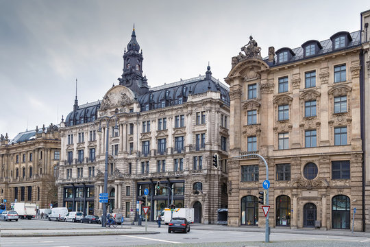 Lenbachplatz in Munich, Germany