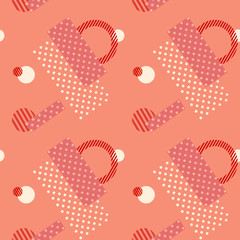 Geometric, abstract seamless pattern for your design.  Cover templates set. Vector geometric abstract background for flyer, presentation and brochure, for banner.  Poster design.