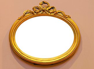 Oval Gold Frame