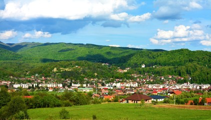 Fototapeta na wymiar Sovata city - Romania in summer