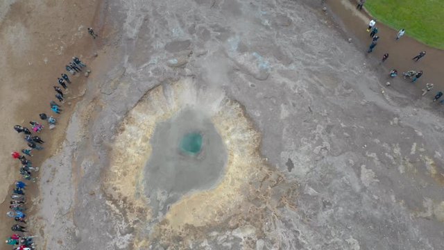 The Great Geyser Aerial View