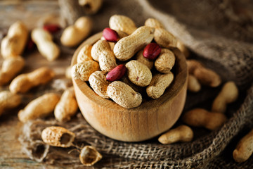 Peanuts in a bowl