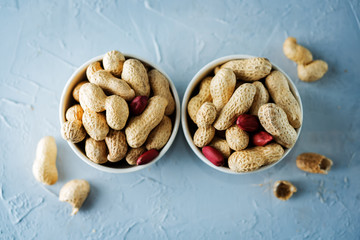 Peanuts in a bowl