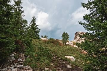 Obraz premium mountain landscape on a summer day